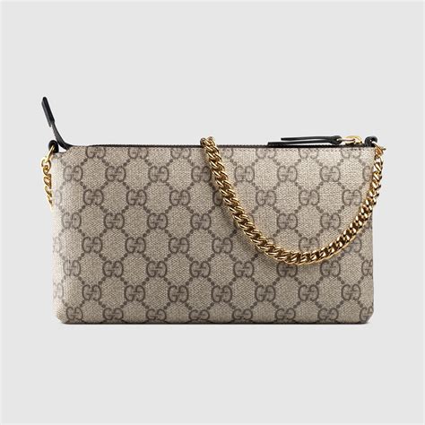 gucci canvas wristlet|gucci wallet female.